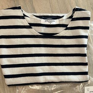 New, never worn Perfectwhitetee Striped Tank